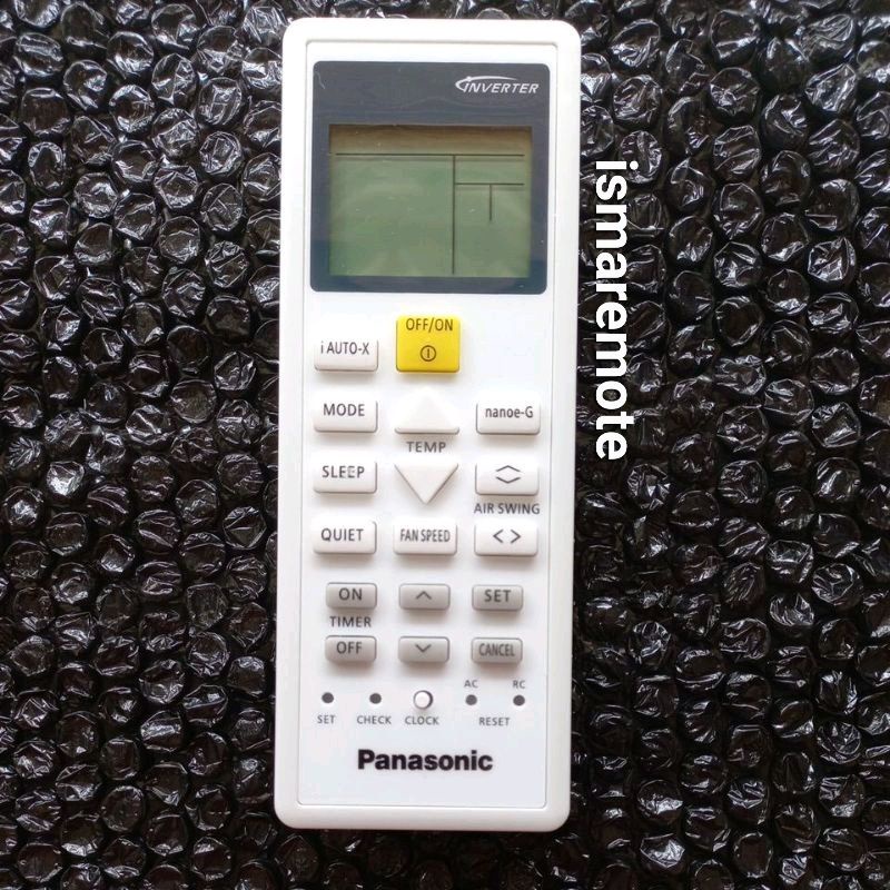 REMOTE REMOT AC PANA  SONIC INVERTER 02650 NANOE G