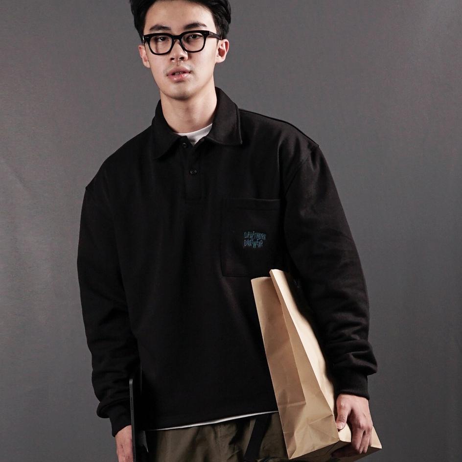 ֍ Noforty Crafter Rugby Shirt Black ֍