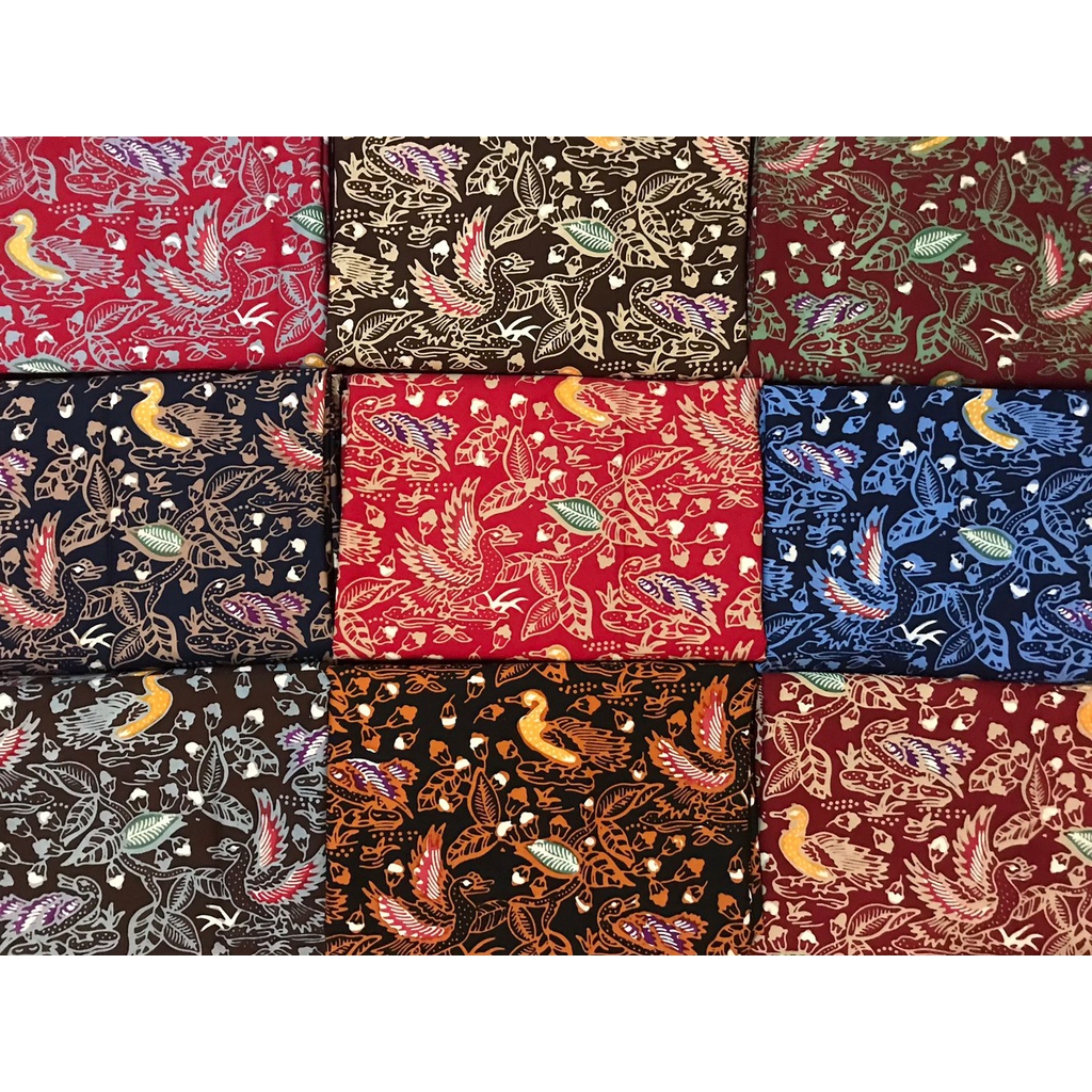 Batik Angsa Filosofi Kehidupan Tulis Kombinasi Cap Handmade