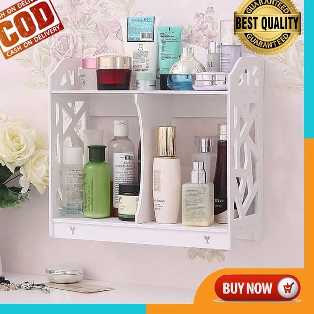➽ RAK KOSMETIK DINDING RAK KOSMETIK GANTUNG RAK MAKE UP RAK DINDING RAK KAYU RAK GANTUNG RAK MURAH M
