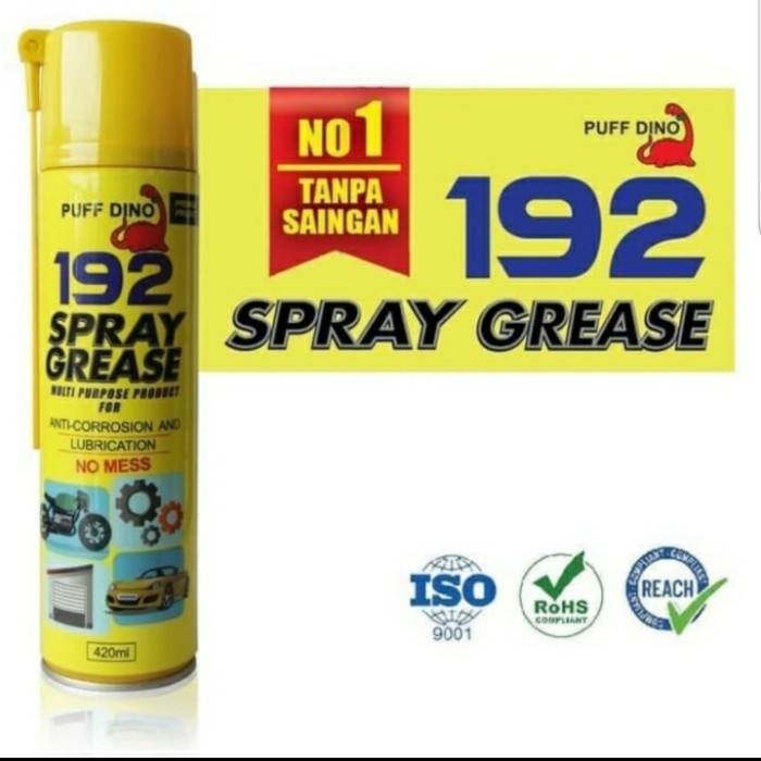 Terlaris Spray Grease Puff Dino 192 Pelumas Gemuk