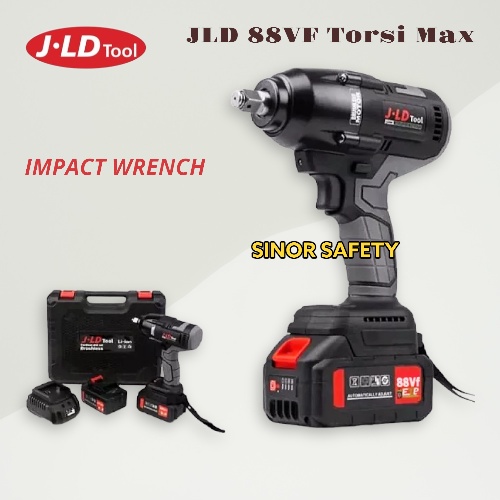 JLD 88VF 88F Cordless Impact Wrench Brushless Torsi Max 550Nm