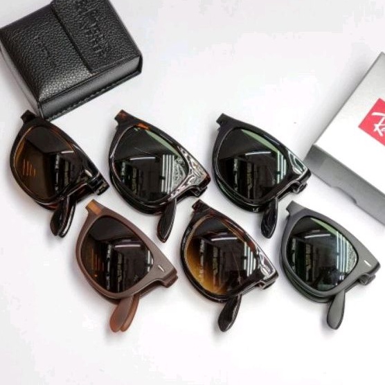 Kacamata Hitam Folding Lipat Premium Quality Kualitas Super Kualitas Terbaik Kacamata Klasik Kacamat
