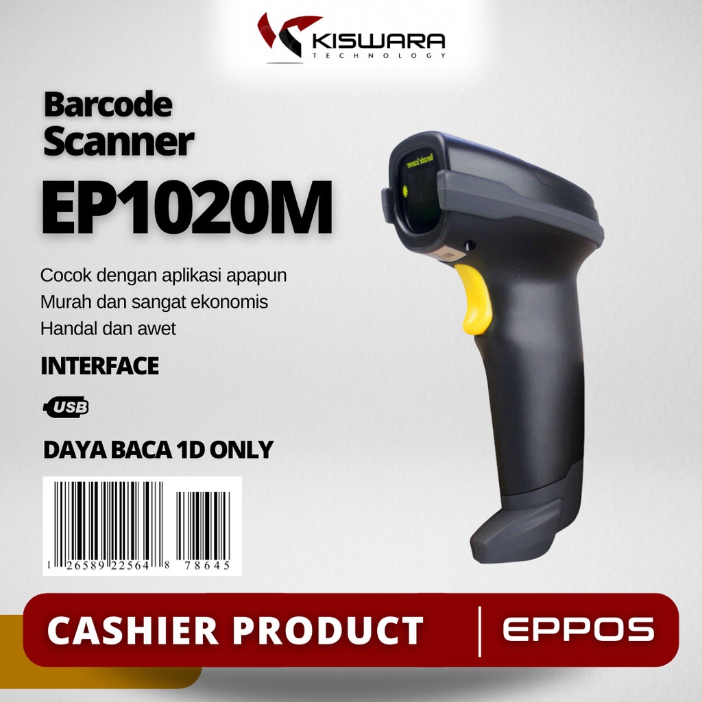 Barcode Scanner EPPOS EP1020M KiswaraBandung