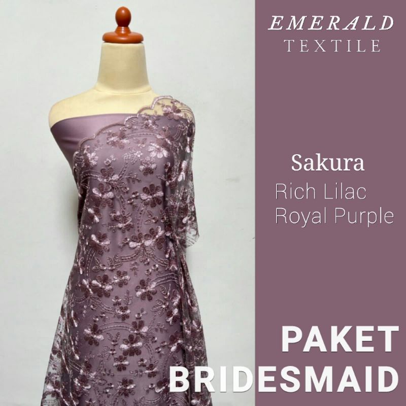 Paket Bridesmaid Spesial Package / Seragam Keluarga / Lamaran / Wisuda / Paket Bridesmaid By Emerald Textile