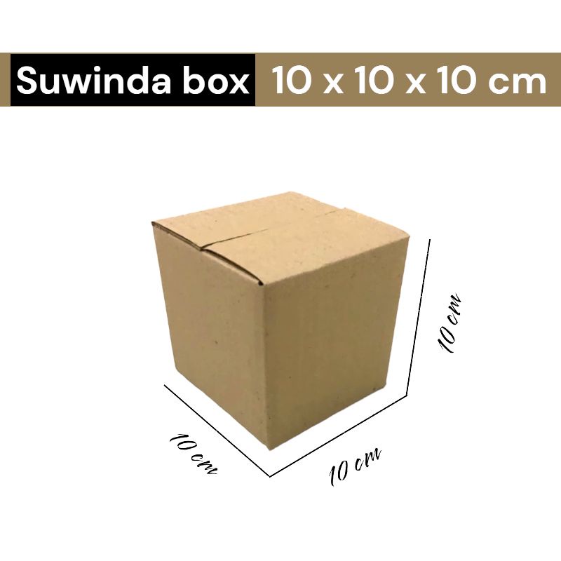 

Kardus karton uk. 10x10x10 cm Kotak Box ST untuk packing Souvenir -dll
