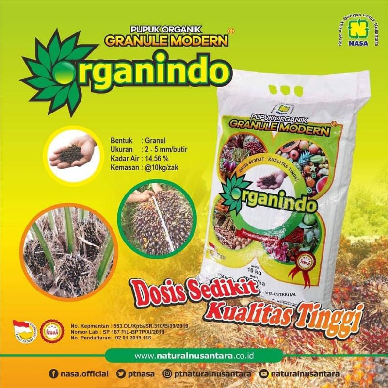 ORGANINDO (Pupuk organik granule)