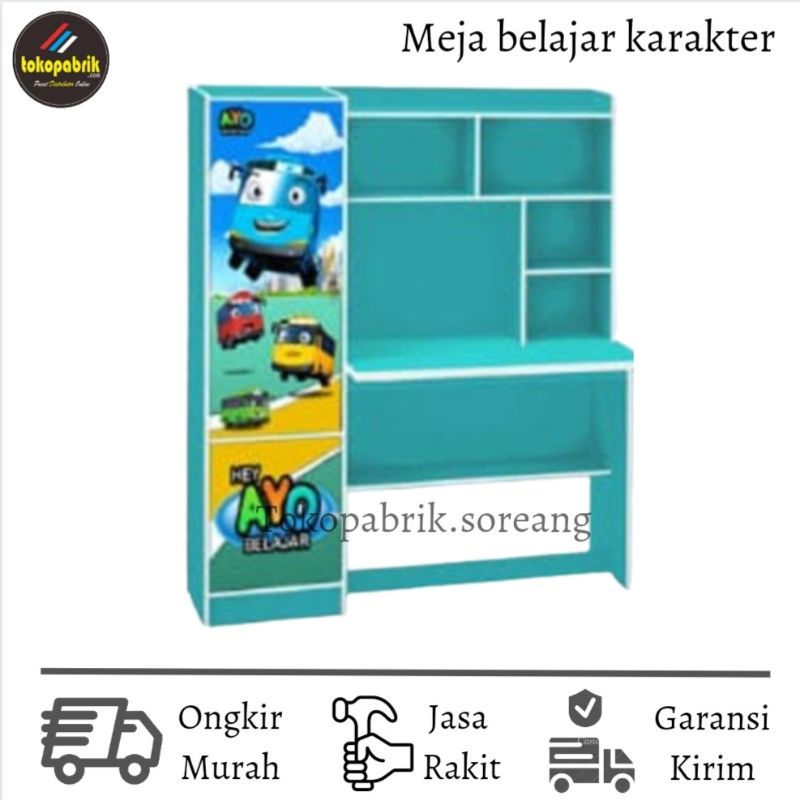 Meja belajar Anak laki laki karakter Tayo  Meja Belajar Anak  Murah terlaris Bandung Soreang