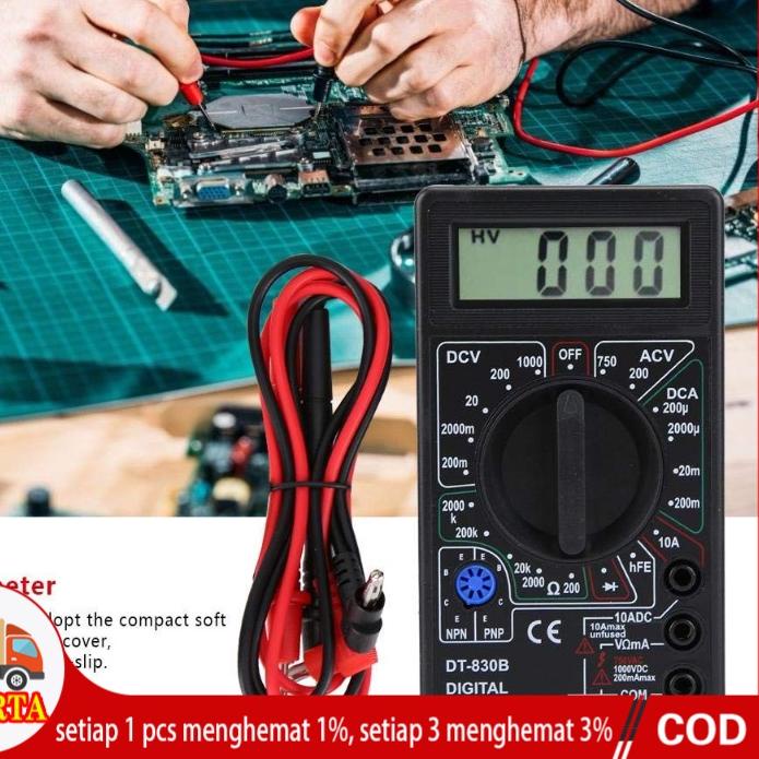 ♩ Multitester Avometer avo digital buzzer DT830B DT830G ✩