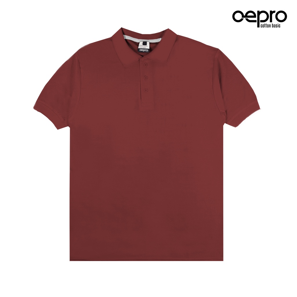 Kaos Polo Premium | Kaos Kerah Premium | Polo shirt | Red Brick | Full Katun | Oepro