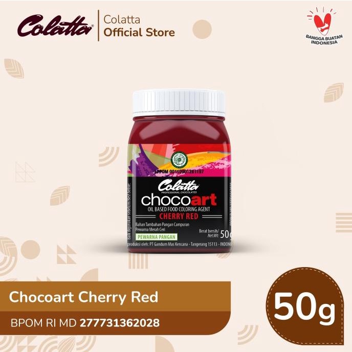 

Colatta Chocoart Cherry Red - Pewarna Makanan 50g
