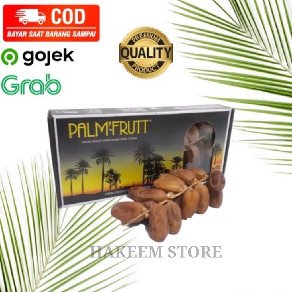 

Kurma PalmFrutt 500gr - Kurma Tunisia Tangkai Palm Fruit Original