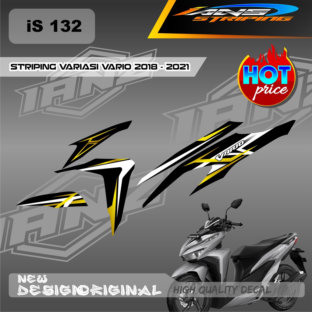 DECAL STRIPING VARIO Led Vario 150 MOTIF BAHAN HOLOGRAM / NON HOLOGRAM IS132