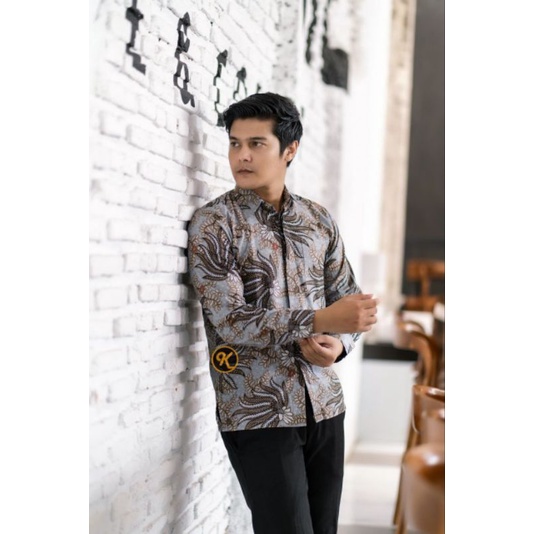 Kemeja batik MAHESA lengan panjang size m l xl xxl Batik Ahsan