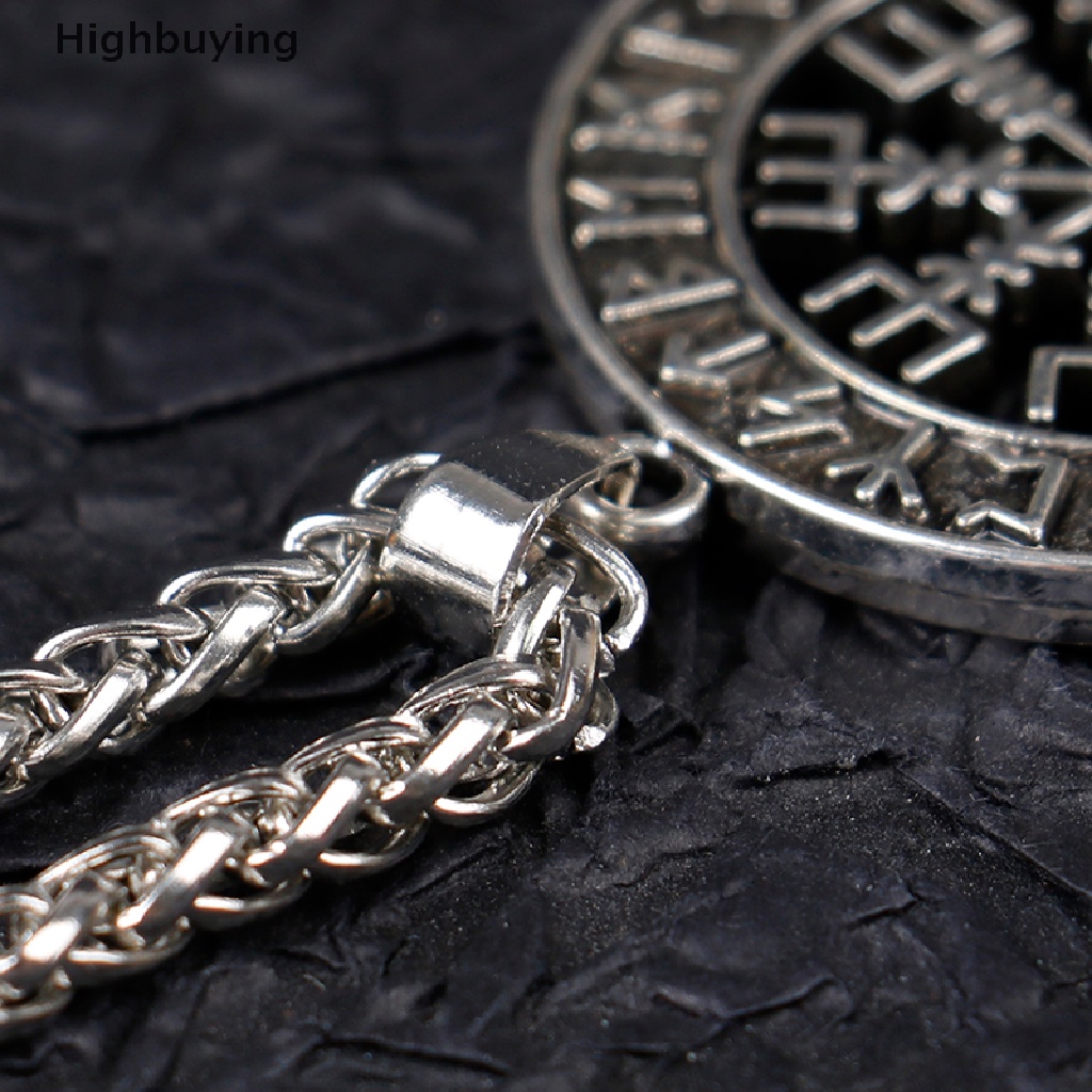 Hbid Norse Viking Simbol Norse Bajak Laut Vegvisir Kompas Liontin Kalung Jimat Hadiah Glory