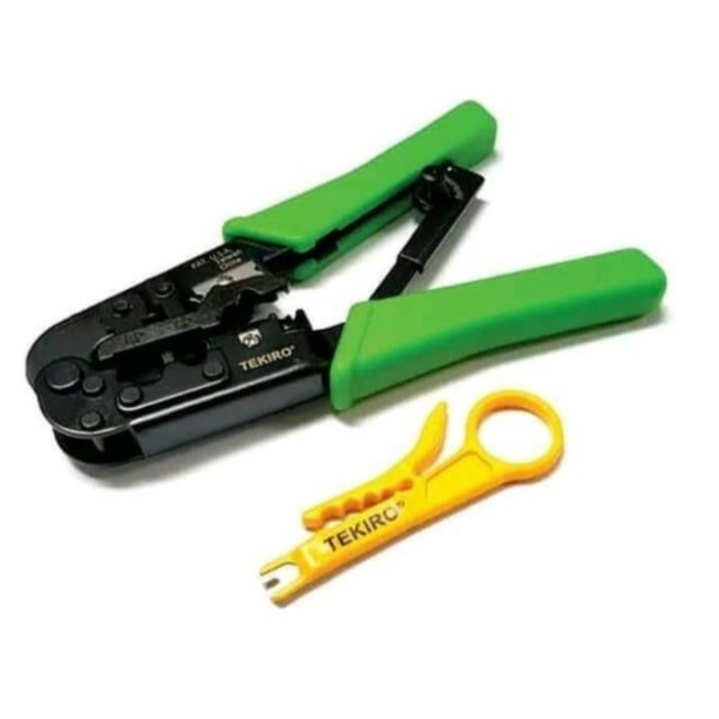 Crimping Tang Crimping / Tang Krimping Rj45 & Rj 11 3 In 1 Tekiro Japan