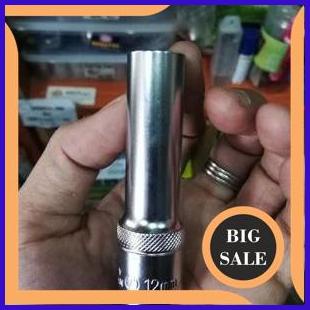 perkakas Kunci Sok 12 mm Panjang Tekiro 1F3BZ3