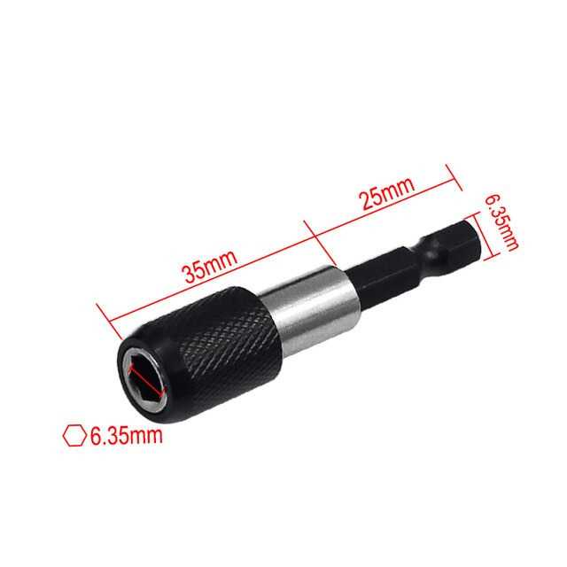 Penyambung Extender Bor Hexagon Magnetic Shank 1/4 Inch 60mm QST 0015