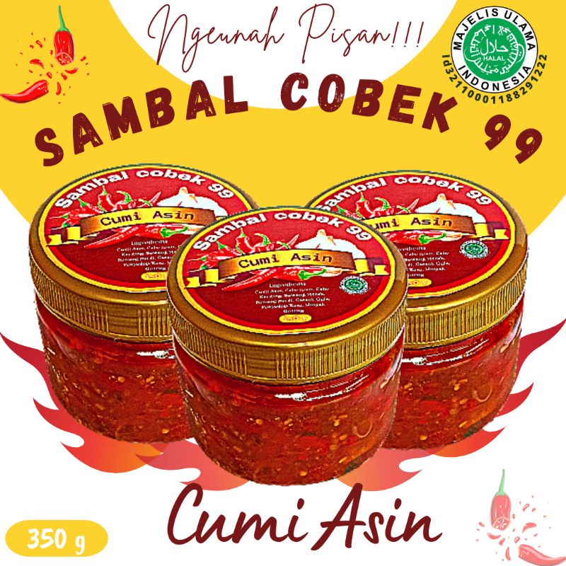 

Sambal Cumi Asin Pedas Porsi Jumbo 350g Sambal Nikmat Enak Dan Praktis