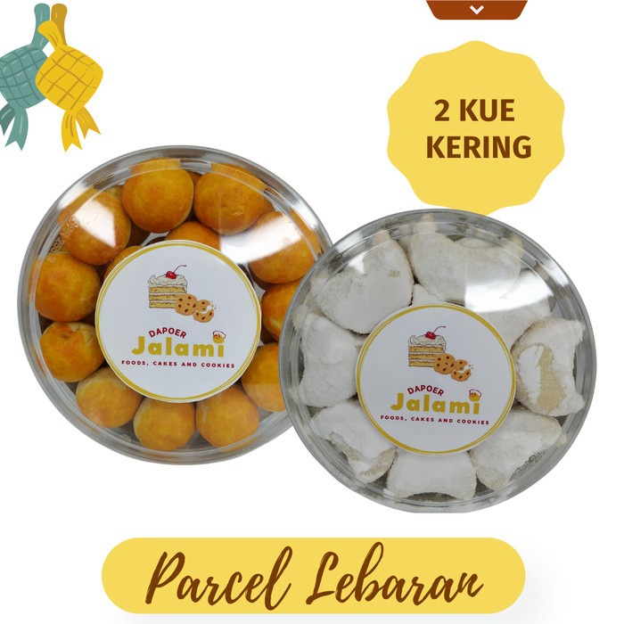

(COD) Kue Kering Parcel Lebaran Homade Hamper Ramadhan Paket 2-Dapoer Jalami - Box/Bag Biasa, Campur