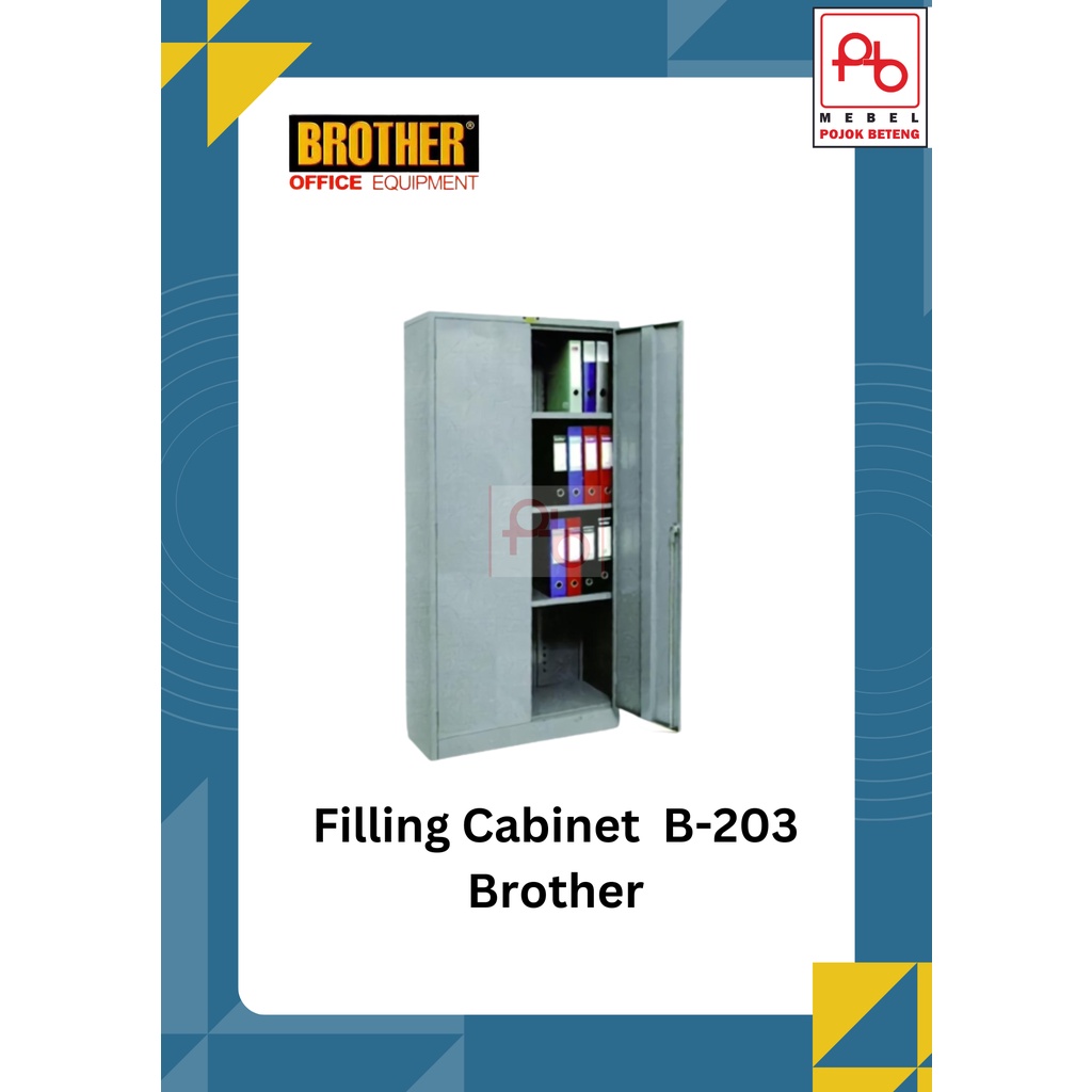 Filling Cabinet Almari tinggi 2 pintu ayun Brother B 203Jogja