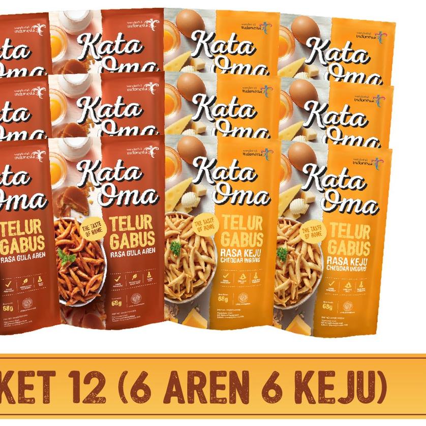 

☼ Kata Oma Telur Gabus Paket Isi 12 ☞