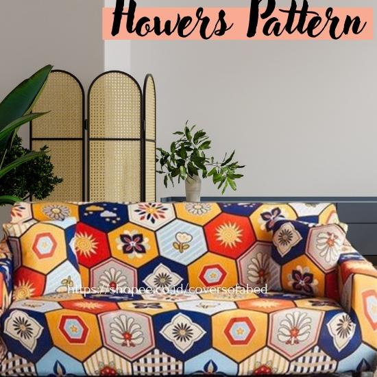 ● COVER SARUNG SOFA 1 SEATER SOFA BED KURSI TAMU PELINDUNG PELAPIS COVER SOFABED SPREI MOTIF PATTERN