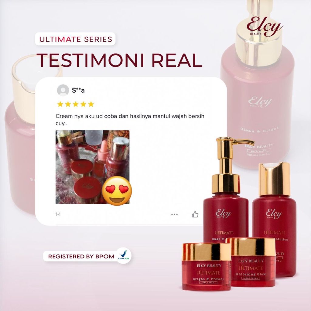 ELCY Beauty Paket Toner ELCY Beauty KF Skin Original Asli Termurah Terbaru BPOM