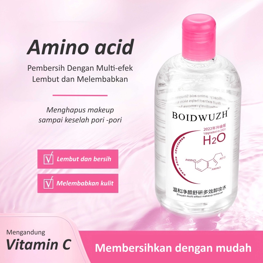 BOIDWUZH Penghapus Makeup Ukuran 500ML Gentle Cleansing Soothing Makeup Remover