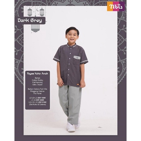 BAJU KOKO ANAK FAYES SARIMBIT FAYES