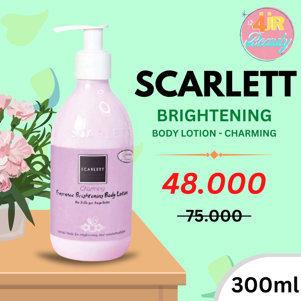 Jual SCARLETT Whitening Body Lotion Charming Scarlett body Scarlett