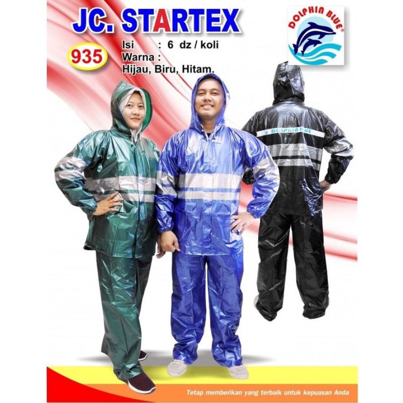 MANTEL SETELAN STARTEX 935 DOLPHIN BLUE JAS HUJAN