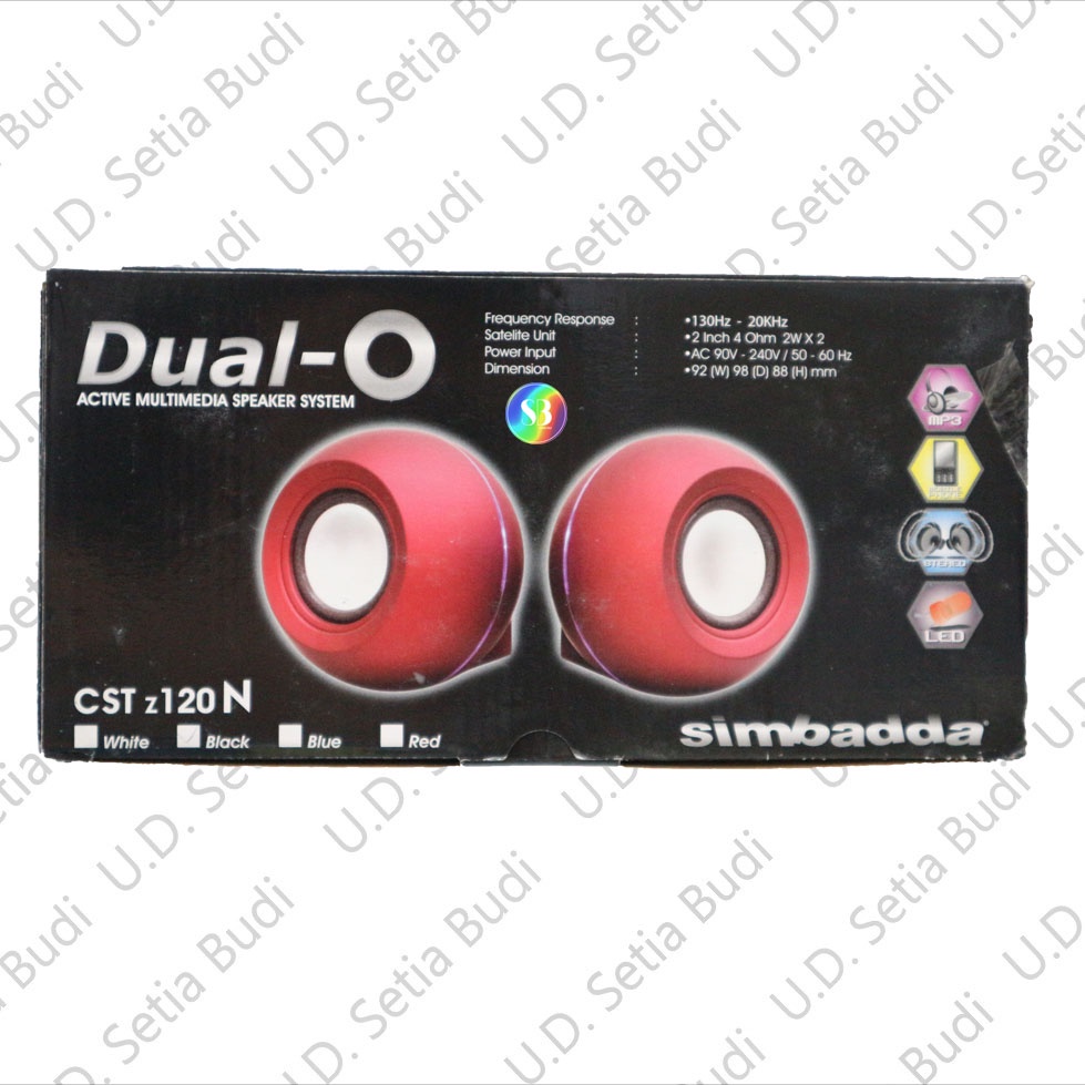 Speaker Stereo Kabel Komputer PC MP3 HP Simbadda CST-z120N