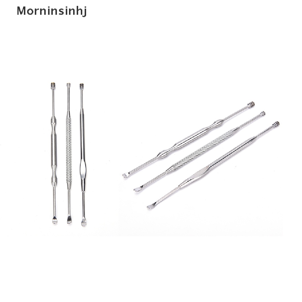 Mornin Stainless Steel Earpick Wax Remover Curette Cleaner Alat Perawatan Kesehatan Ear Pick id