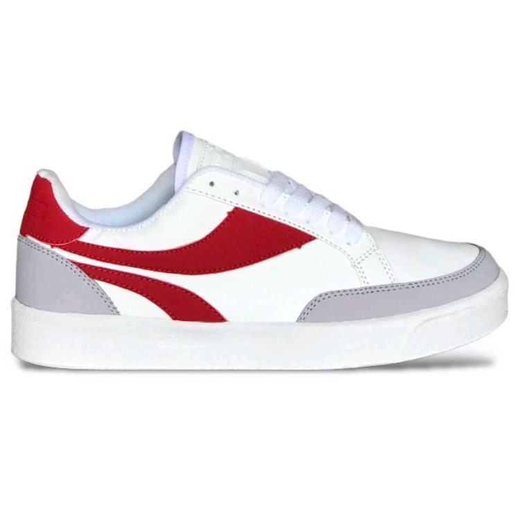 Sepatu Kasual Pria Wanita XternalStepSure Artemis White Red