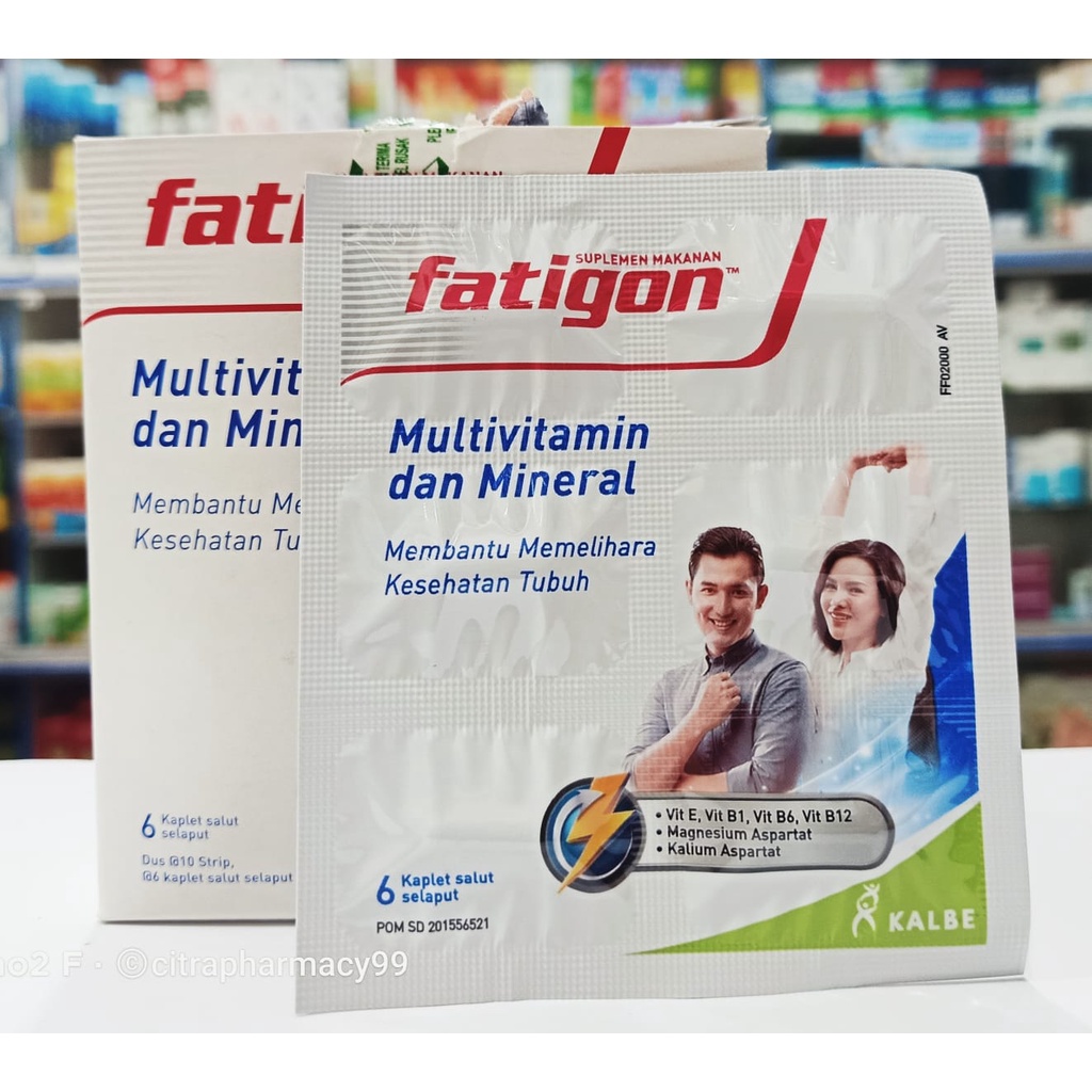 Fatigon Multivitamin 1 Strip - Menjaga Daya Tahan Tubuh