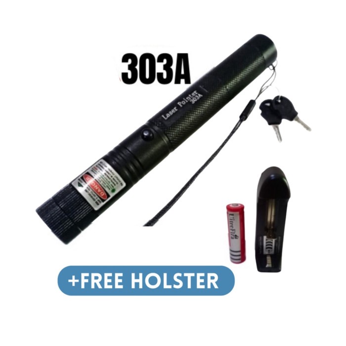 

[[JNT COD]] Green laser pointer 303A Jarak jauh laser hijau