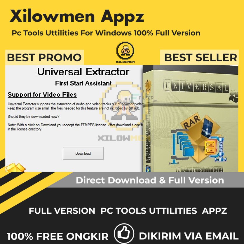 [Full Version] Universal Extractor Pro PC Tools Software Utilities Lifetime Win OS