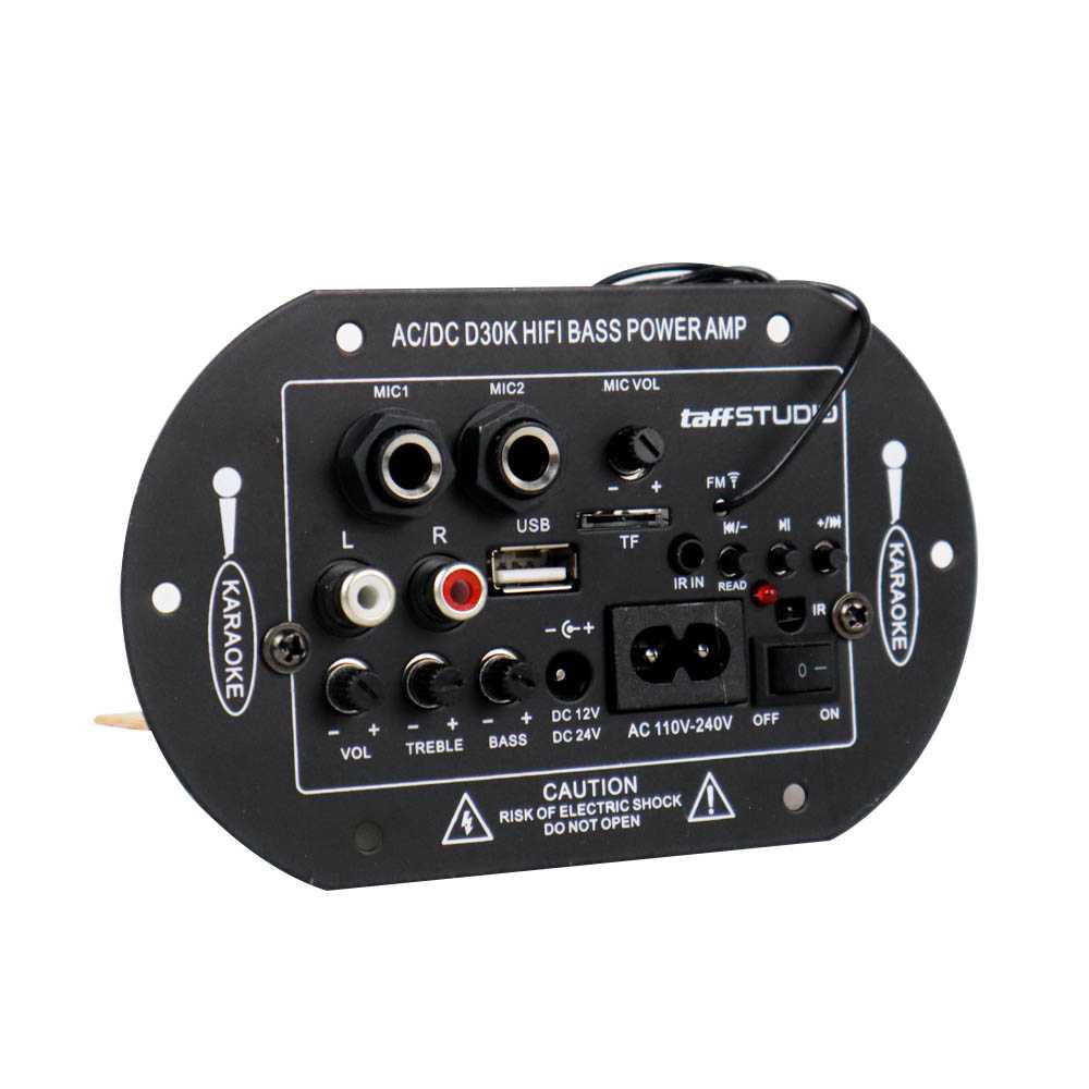 Amplifier Bluetooth Subwoofer Mini Rakitan Amplifier Mobil Rumah Karaoke Board Audio Bluetooth Subwoofer DIY 35W TaffSTUDIO