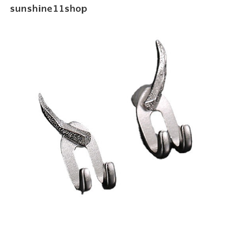 Sho Anting Punk Baru Untuk Pria Dilepas Tujuan Ganda Stud Earrings Cabang Telinga Ch Perhiasan Fashion N