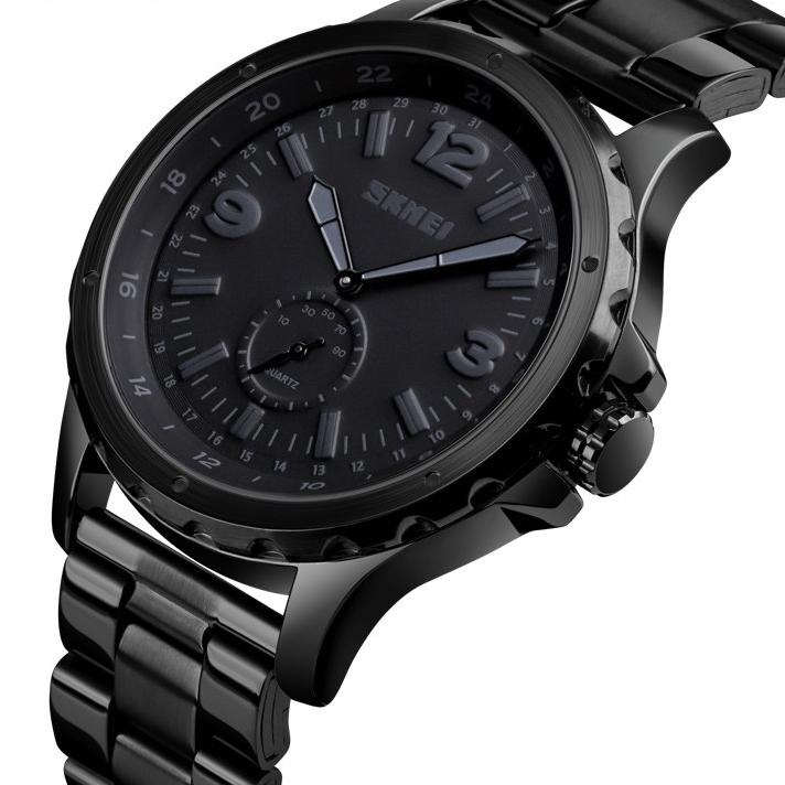 ✨SHOPEE MALL✨ SKMEI 1513 Jam Tangan Pria Analog Tali Stainless WATCHKITE MGOS murah