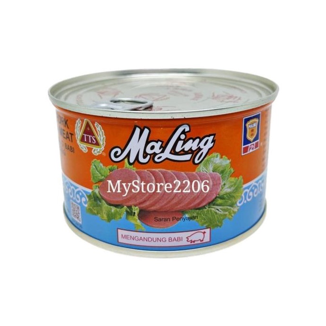 

Daging Ham MaLing merek TTS (397gram)/Maling Canned Pork Luncheon Meat TERLARIS