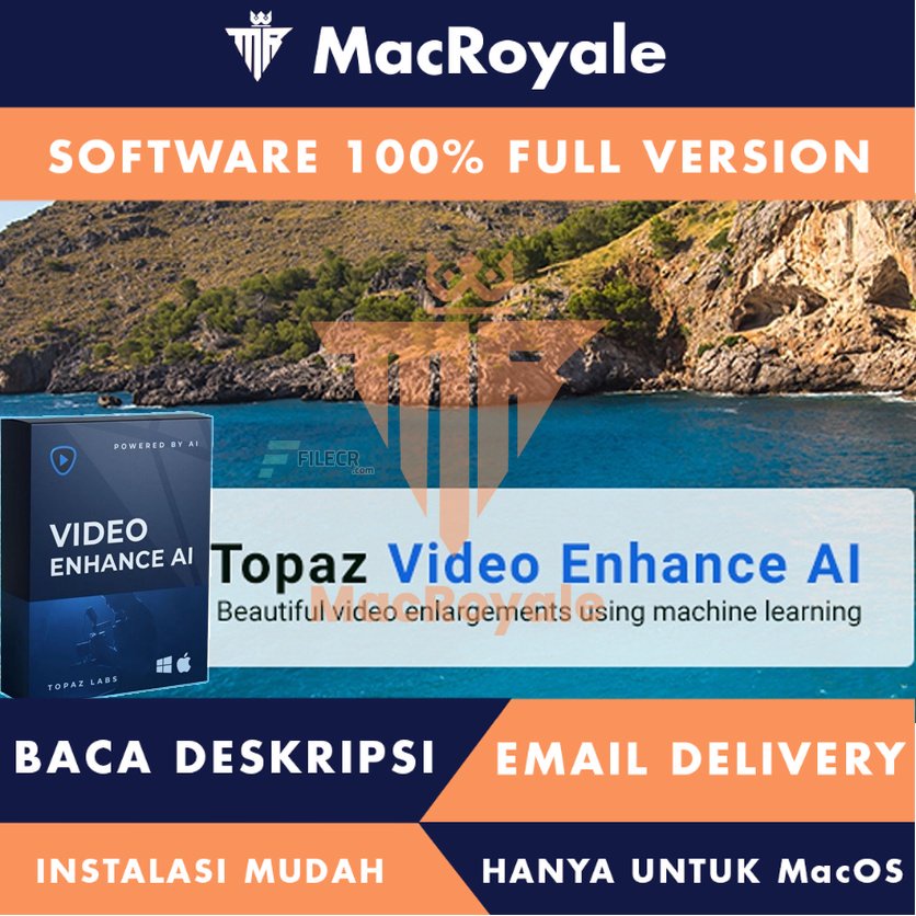 [MacOS] Topaz Video Enhance AI Pro Lifetime - untuk meningkatkan kualitas video dengan teknologi AI