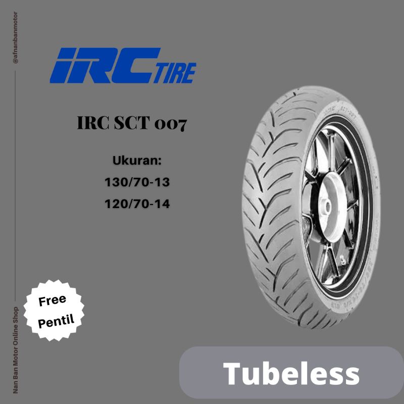 Ban Motor IRC SCT-007 130/70-13 & 120/70-14