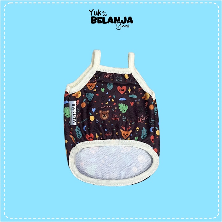 Baju Kucing Bahan Poliester Croptop Happy Bear Series Terlucu Baju Kucing anjing kelinci Lucu murah Size S-XL / Yuk Belanja Gaes!