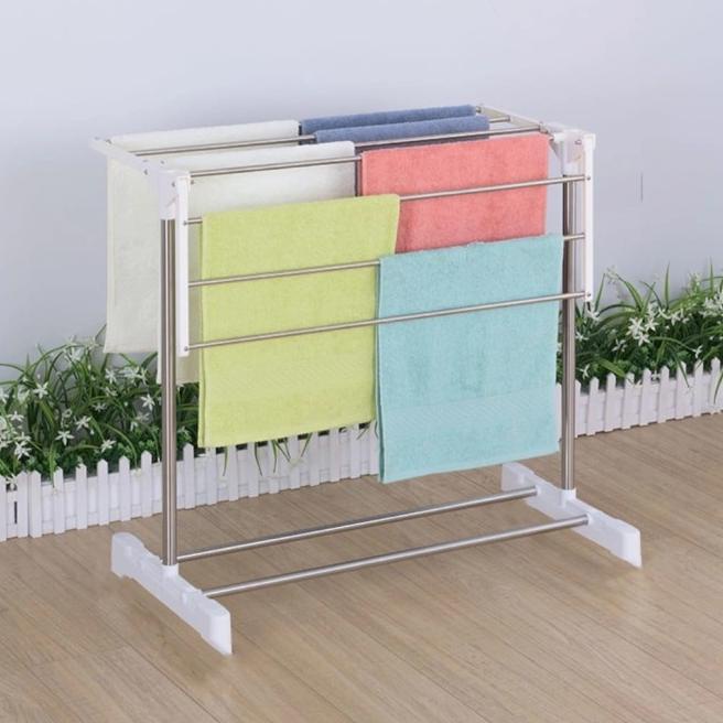 ♛ GRATIS ONGKIR MJJ-1 Jemuran Handuk Rak Jemuran Handuk dan Baju Vinoda Gantungan Handuk Gantungan j