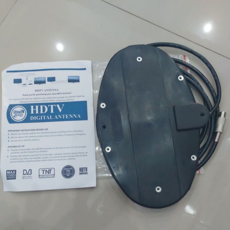 ANTENA INDOR HDTV TERLARIS / HDTV ANTENA JERNIH BERSIH / ANTENA DALAM RUMAH TERLARIS