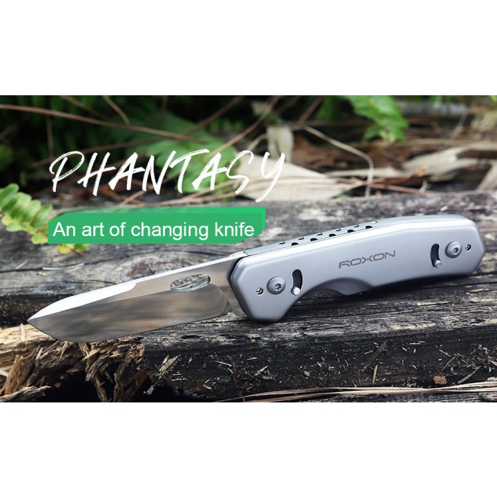 ROXON PHANTASY S502 - MultiTool Lipat Mini Camping Hiking Outdoor Pocket Survival EDC