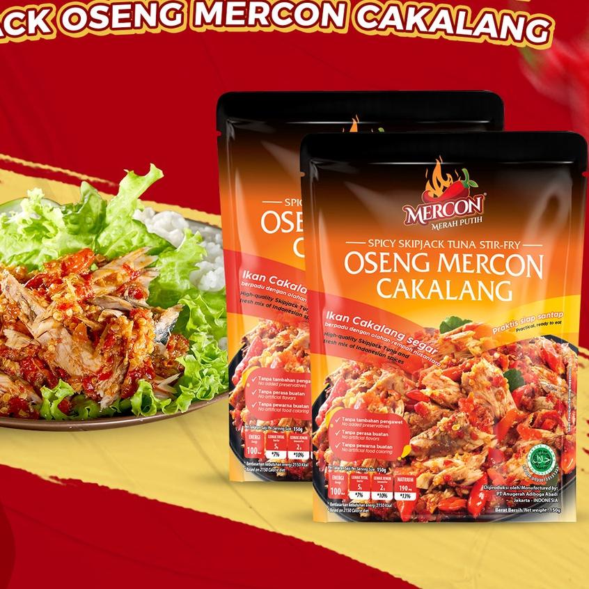 

☝ Mercon Merah Putih - Hemat Combo Berdua || 2 x Oseng Mercon Cakalang ♨