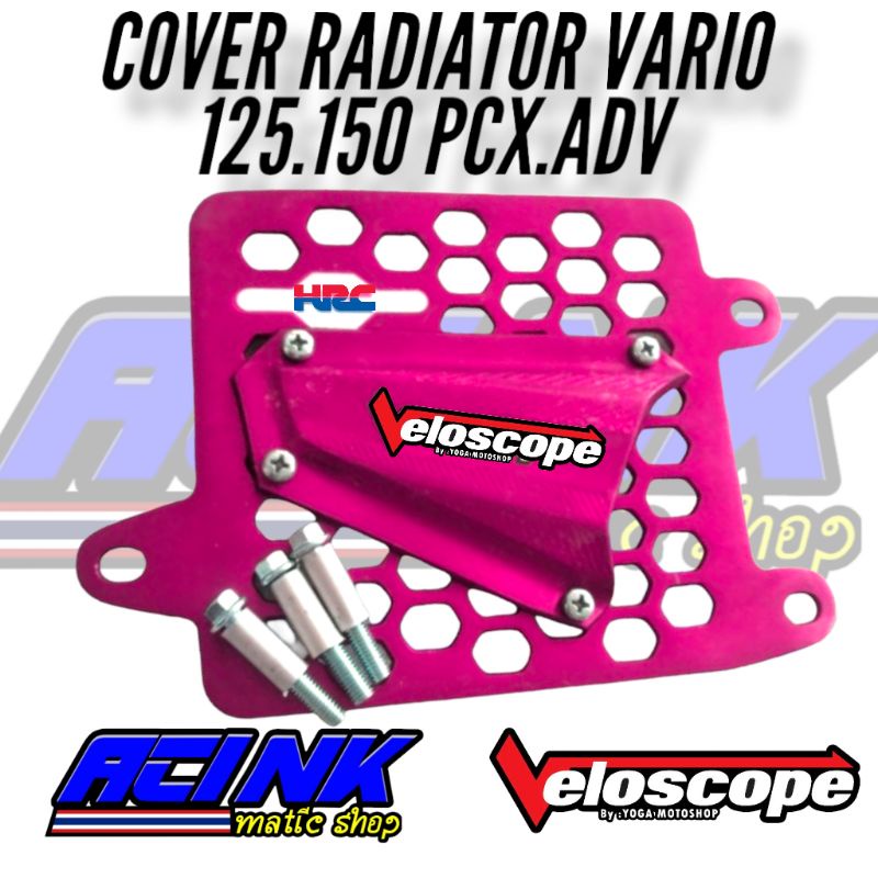 COVER RADIATOR HRC VARIO 125 150 PCX ADV CNC / TUTUP COVER RADIATOR HRC CNC VARIO 125 150 PCX ADV